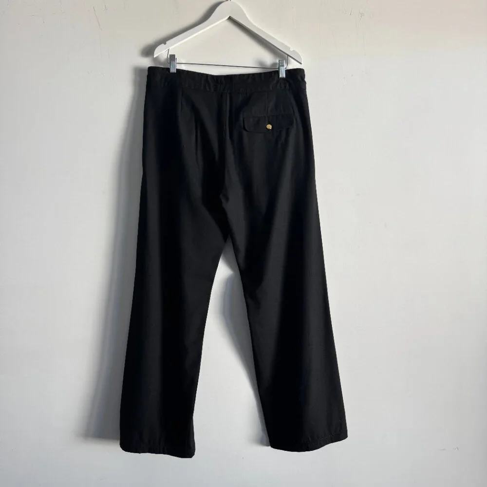 Louis Vuitton Men's Drawstring Pants Black, Size 44/US 36